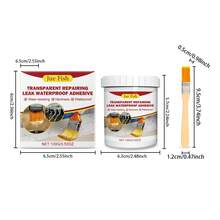 Pegamento impermeable transparente para fugas, sin romper ladrillos, baño, cocina, revestimiento de azulejos, agente impermeable - 2 piezas - 100 g - Ver 3