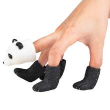 Animal Finger Puppet Funny Toys, Puppet Show Theater Props, Sridiculous Weird Gag Gift Soft Odourless - Multicolor - View 3