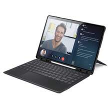 DUX DUCIS 1 DUCIS Tastiera nera compatibile con iPad, Galaxy Tab, XM Pad, con custodia protettiva, design a due parti versatile con 4 posizioni di supporto, facile da usare e da connettere con risposta rapida (Nota: Stiamo per aggiornare l'imballaggio, quindi potrebbero esserci una combinazione di nuovi e vecchi pacchetti)