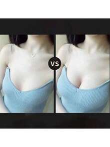 1 对加厚 5 厘米聚拢粘性胸垫，配有免费可调节肩带 - 可重复使用防滑硅胶增强垫，适用于胸罩/泳装、婚礼/瑜伽/健身，防汗且无缝 - 杏色 - 查看 8