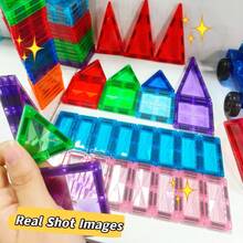 48/68/98pcs Children Magnetic Building Blocks Toys, Colorful Magnetic Construction Blocks, Educational Creative Toys Gift, Suitable For Boys And Girls Over 3 Years Old, Random Colors - Multicolor - View 7