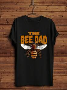 Beekeeper Shirt Bee Keeping Tee Shirt The Bee Dad Funny Bee Keeping Shirt Funny Bee Keeper Gift,This Fun Printed Casual T-Shirt Is The Perfect Gift For Valentine's Day/Christmas - 款式5 - 查看 1
