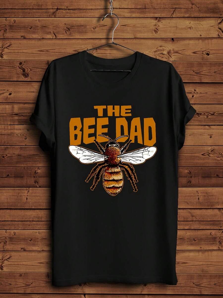 Beekeeper Shirt Bee Keeping Tee Shirt The Bee Dad Funny Bee Keeping Shirt Funny Bee Keeper Gift,This Fun Printed Casual T-Shirt Is The Perfect Gift For Valentine's Day/Christmas - 款式5 - 查看 1
