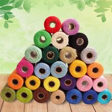 Handmade Household Decoration And Bundling Material Made Of Thread Rope Is Composed Of Natural Fibers And Features Softness, Durability. It Can Be Used As A Decorative Material For Hanging Items Or Wall Decorations.