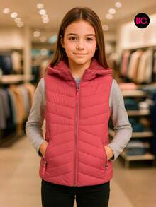 Big City Tween Girls Extended Size Tank Tops & Camis - 玫紅色 - 查看 3
