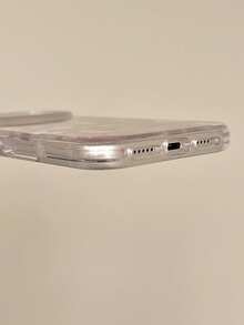 1 Stück süßer Kaninchen Folientextur rosa Blumen Handyhülle kompatibel mit iPhone 17 Pro Max, geeignet für iPhone 15, 16 Pro, 15, 14 Pro, 13, 12, 11 - modisch & schützend