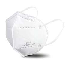 KN95 Face Mask 50 PCS Breathable Protection Masks Individually Wrapped 5-Ply KN95 Black Masks Cup Dust Safety Masks - White - View 1