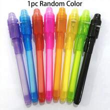 1支/套 荧光笔，魔幻紫色二合一紫外线黑光组合绘图笔（带紫外线灯），间谍记号笔，文具，派对礼物，创意礼物，复活节/万圣节/圣诞节礼物，生日礼物 - 彩色 - 查看 13