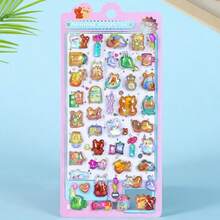Nhãn dán nổi 3D, thiết kế hình động vật hoạt hình và kẹo, nhãn dán pha lê tự làm để trang trí ốp lưng điện thoại - Nhiều màu - Xem 7
