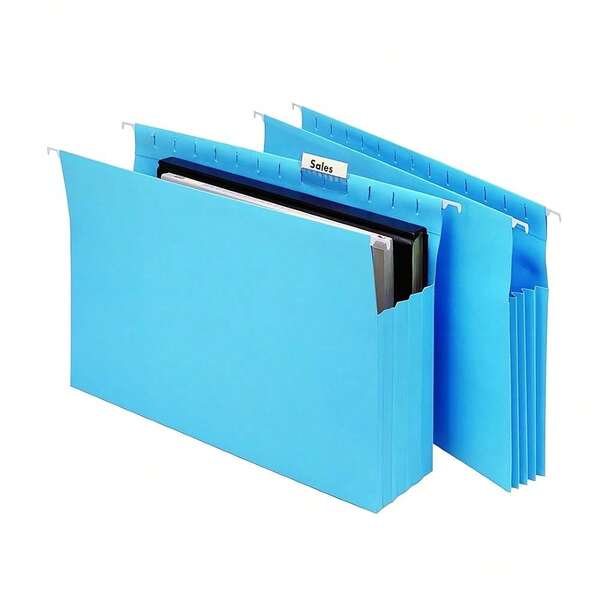 Expanding Suspension Files Com Blue Pack20