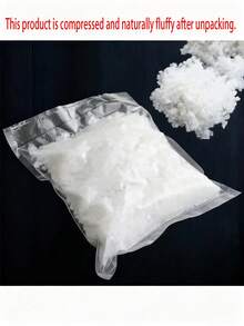 500克DIY EPE泡沫填充物，填充棉，也适用于人造雪景，可用于高弹沙发垫填充、毛绒玩具填充、手工枕头填充、豆袋填充等。 - 彩色 - 查看 5