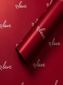 10张情人节新款爱心花朵包装纸，花束包装纸，手工DIY插花材料 - 彩色 - 查看 16