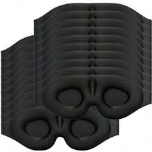 1 件 3D 睡眠面罩、眼镜轮廓夜间眼罩、办公室和学校午睡遮光眼罩、旅行用品、送给家人同事和朋友的礼物