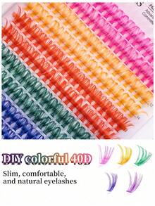 Bộ dụng cụ nối mi 800/240/120 chiếc, Bộ dụng cụ nối mi tự làm, Bộ dụng cụ nối mi từng cụm, Bộ dụng cụ nối mi D Curl kèm keo dán và dụng cụ gắn mi, Bộ dụng cụ nối mi sử dụng hàng ngày, Thích hợp khi đi du lịch, Đeo hàng ngày cho người mới bắt đầu, Đám cưới, Hẹn hò, Tiệc tùng, Lễ hội, Rất thích hợp cho Giáng sinh/Halloween/Quà tặng - màu đen - View 9
