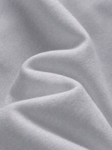 新款纯色简约半拉链男士卫衣，时尚休闲宽松套头衫，带领，适合秋冬季穿着。 - 灰色 - 查看 4