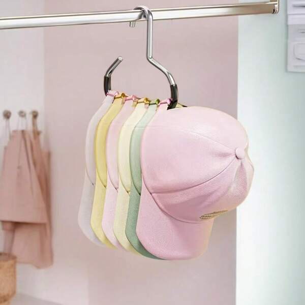 5/10 piezas Percha de ropa redonda y creativa, percha antideslizante para sombreros, bufandas, cinturones, organizador de almacenamiento multifuncional para el hogar, diseño minimalista, organizador de armario que ahorra espacio para el guardarropa diario, estructura redonda duradera, barra de agarre suave antideslizante, fácil acceso, ligera pero resistente, perfecta para espacios pequeños, decoración del hogar moderna