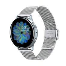 1pc Unisex Stainless Steel Watch Band, Metal Strap, 18mm/20mm/22mm, Casual Watch Band, Compatible With Samsung Galaxy Watch3/4/5/6/7 (41mm/45mm)/Galaxy Active2/Gear, Compatible With Amazfit GTR 2/3/4, Fashionable Business Watch Band, Smart Watch Replacement Strap, Suitable For Watch GT/GT2 (42mm/46mm), Compatible With Amazfit GTS 2/2E/2 Mini, Unisex Smart Watch Accessory - 18mm - View 17