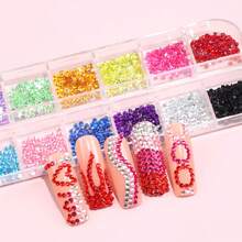 coscelia Nail Art Tools Set Includes UV/LED Lamp And Electric Nail Drill, 6pcs Nail Drill Bits, 12pcs Rhinestones, Nail Buffer Block, Nail File, Women Nail Salon Tools, New Year Nail Art Gift