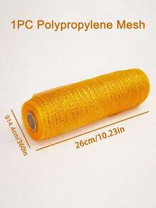 1/2Pcs Christmas Decorations 13 Types Of Net Ribbon 10 Yards Gold Polypropylene Mesh, DIY Wreath Bow Ribbon, Merry Christmas 2025 New Year Gift Wrapping Supplies Ribbon, Birthday Wedding Holiday Party Background Decorative Gauze, Christmas Tree Decoration, Wreaths, Stair Decoration Net Ribbon, Xmas Party Decor, Xmas Decor