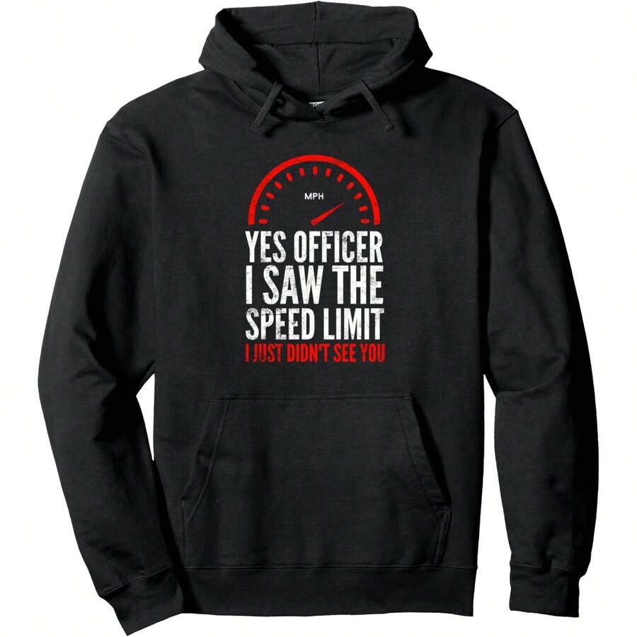 Funny Auto Racing Hoodie For Car & Motorcycle Enthusiasts Pullover Hoodie - Black - View 1