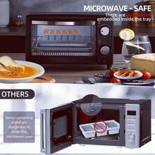 1/2 Cup Silicone Freezer Tray With Lid - Silicone Freezer Mold, 1 Set For Preparing And Freezing Various Sauces And Other Dishes, Makes 6 Pieces Of 1/2 Cup Portion Cubes - Multicolor - View 7