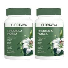 Flash Offer| Floraviva Rhodiola Rosea Caps - Natural Energy Boost Non GMO - 2 Bottles - View 7