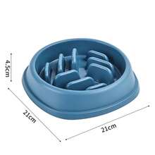 Anti-Choke Slow Feeder Pet Bowl, Non-Slip Anti-Spill Food & Water Dish For Cats And Dogs - Single Bowl - View 7