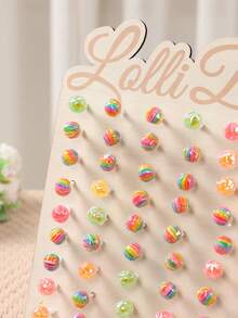 60孔木制棒棒糖展示架，迷你棒棒糖展示架，乡村婚礼糖果吧，生日派对装饰，婚礼装饰，婴儿派对装饰，家居装饰，厨房餐桌装饰，蛋糕棒棒糖和棒棒糖台面展示架，糖果自助餐和派对礼品收纳架，户外花园下午茶派对用品 - 原木色 - 查看 8