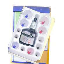 24/18/12/6pcs Professional Cupping Massage Set, With Manual Pump, High-Quality PS Material, Vacuum Suction Cup, Upgraded Thick Sealing Design, Reduce Fat, Better Effect, Relieve Muscle, Ideal Body Massage Set For Home, Yoga, Beauty, Holiday Party, Christmas Gift