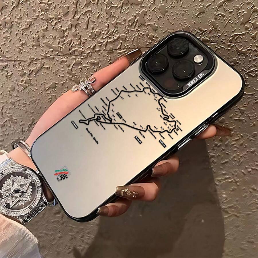 Funda protectora personalizada y creativa para teléfono móvil con mapas de carreras de autos deportivos de moda y populares, con cubierta trasera antideslizante y anti-caída, absorción efectiva de impactos y anti-caída, resistente a la suciedad y duradera, compatible con XR/X/XS/XS Max.|11/11 Pro/11 Pro Máx|12/12 Pro/12 Pro Máx| 13/13 Pro/13 Pro Max.| 14/14 Pro/14 Plus/14 Pro Máx.| 15/15 Pro Max/15 Pro/15 Plus| 16/16 Pro/16 Pro Max/16 Plus| 17/17 Pro/17 Pro Max/17 Air Esperando modelos de . - Negro 531 - Ver 1
