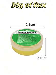 30جرام، 50جرام، 100جرام معجون لحام، راتنج، سلك لحام خالي من الرصاص، مادة لاصقة، معجون لحام، زيت لحام، خالي من الهالوجين، لا يحتاج تنظيف، خالي من الرصاص، لحام عالي الجودة، لا يحتاج تنظيف، راتنج، زيت ممتاز، مزلق سائل، درجة احترافية، مناسب لتطبيقات اللحام على الهواتف الذكية، لوحات الأم، لوحات الدوائر المطبوعة وغيرها - متعدد الألوان - مشاهدة 10