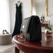 Set Of 2 Small Square Party Bags With Glitter - Handbag With Glitter - Promotion - Immediate Shipping - 銀色 - 查看 6