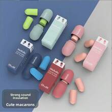 【可重复使用硅胶睡眠耳塞】柔软硅胶材质，贴合舒适，时尚设计 | 易于清洁，经久耐用 | 适合学校/居家/旅行 | 有效阻隔噪音 | #可重复使用耳塞 #助眠 - 彩色 - 查看 12