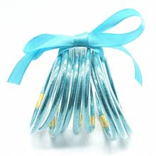 Bộ 9 vòng tay Phật giáo nhồi bông bằng silicon sáng bóng hình nơ - 9 miếng mỗi bộ - Xem 24