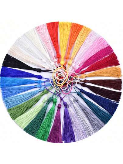 10pcs/100pcs Handmade Small Tassel Pendant Decoration, Tassel Accessory For Clothing, Bags, Bookmarks