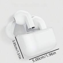 Nuevos auriculares deportivos para música verdaderamente inalámbricos semi-intraurales 2025, mini auriculares TWS HIFI con graves potentes, estéreo de alta definición, llamadas nítidas, auriculares estéreo para juegos en teléfonos An-dro-id e iPh-on-e, auriculares inteligentes para parejas, regalo de Halloween, auriculares inalámbricos. - Negro - Ver 4