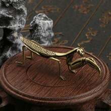 A Brass Mantis Trinket, Tea Pet Solid Copper Insect Bronze Miniature Sculpture Copper Art Trinket - 黃銅螳螂 - 查看 11