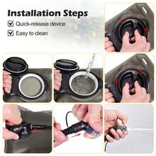 快拆式水袋包 - 多功能水袋收纳袋，适用于跑步、徒步和骑行，耐用防漏设计，提供 1.5L/2L/3L 三种容量可选