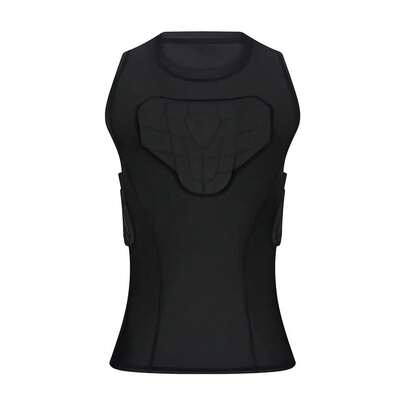 Youth Padded Compression Shirt, Chest Protector, Heart Guard Sternum Protection Shirt