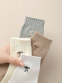 5双装女士船袜，保暖柔软，蝴蝶图案，适合居家、聚会、运动、圣诞礼物