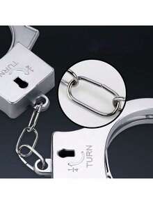 假手铐，警察局长与小偷角色扮演道具，有趣的派对游戏物品，适合作为生日、圣诞派对用品、警察派对、服装