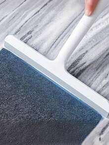 多功能手持刮水器 - 适用于浴室、窗户和汽车玻璃 - 耐用塑料清洁工具，玻璃表面清洁剂，塑料/硅胶材质，符合人体工程学的手柄，适用于浴室、厨房、淋浴房、镜子、瓷砖、台面 - 节省空间的多表面清洁器