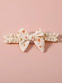 7件套婴儿蝴蝶结发带，布艺公主头饰发饰 - 彩色 - 查看 6