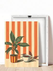 1 tranh in cà phê cổ điển, quán cà phê cổ điển, nghệ thuật cà phê, sọc ấm áp, áp phích đồ ăn đồ uống nhà bếp, nghệ thuật phòng ăn, quà tặng cho người yêu cà phê, cây cối, tối giản, nền sọc xanh lá cây, nghệ thuật treo tường cà chua, quà tặng ngày lễ tình nhân, trang trí phòng ngủ, trang trí phòng khách, trang trí ký túc xá, nghệ thuật treo tường, trang trí tường, trang trí nhà cửa, trang trí phòng, nghệ thuật treo tường bằng vải canvas, áp phích, nghệ thuật treo tường có khung, khung tùy chọn - Nhiều màu - Xem 16