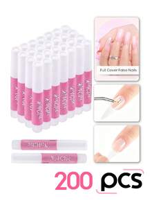 Nail Glue, Super Strong Nail Glue For Acrylic Nails Long Lasting Professional Nail Tip Glue For Press On Nails Bond For Acrylic Nails Adhesive Nail Glue For False Nail Tips 2g/0.07OZ/PCS