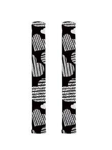 2 Pcs Black And White Simple Premium Print Refrigerator Handle Cover Insulation,Galentines,Puppy,Carnival,Party Decorations,Cute Stuff,Mother's Day Gift,Bedroom Decor,Garden,Kitchen Decor,Summer,Beach,Travel Essentials,Room Decor,Squishy,Graduation - Black - View 2