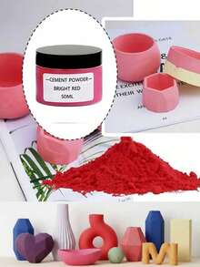 50 ml/1,69 oz Pigment de plâtre, 12 couleurs disponibles - Agent colorant à base d'eau pour le plâtre, les artisanats en époxy et la fabrication de bijoux. Colorant en poudre convenant à l'artisanat de résine, à la fabrication de bijoux DIY, à la coloration de bougies faites main, au ciment, à la teinture de peinture et plus encore. Poudre de pigment polyvalente, idéale pour les débutants - Multicolore - Voir 2