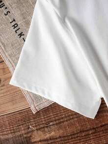Plus Size T-Shirts - White - View 3