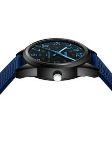 BIDEN 男士手表，时尚中性手表，易读数字夜光表盘，防水，日期显示，医生/护士手表，男女休闲手表+免费表盒 - 藍色 - 查看 6