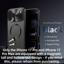 [High-Protection Magnetic Anti-Peeping Phone Case] Integrated Privacy Screen | Bumper Case For Drop Resistance | Compatible With IPhone 17 Pro Max/17/16/15/14/13/12 Series And More | Professional Security Design, Ideal For Holiday Gifts, Boyfriend Gifts, And Birthday Presents. - Black - View 10